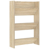 Vidaxl wandschoenenkast 60x18x90 cm spaanplaat sonoma eikenkleurig