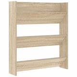 Vidaxl Wall Shoe Cabinet 80x18x90 cm Property Wood Sonoma Oak Color