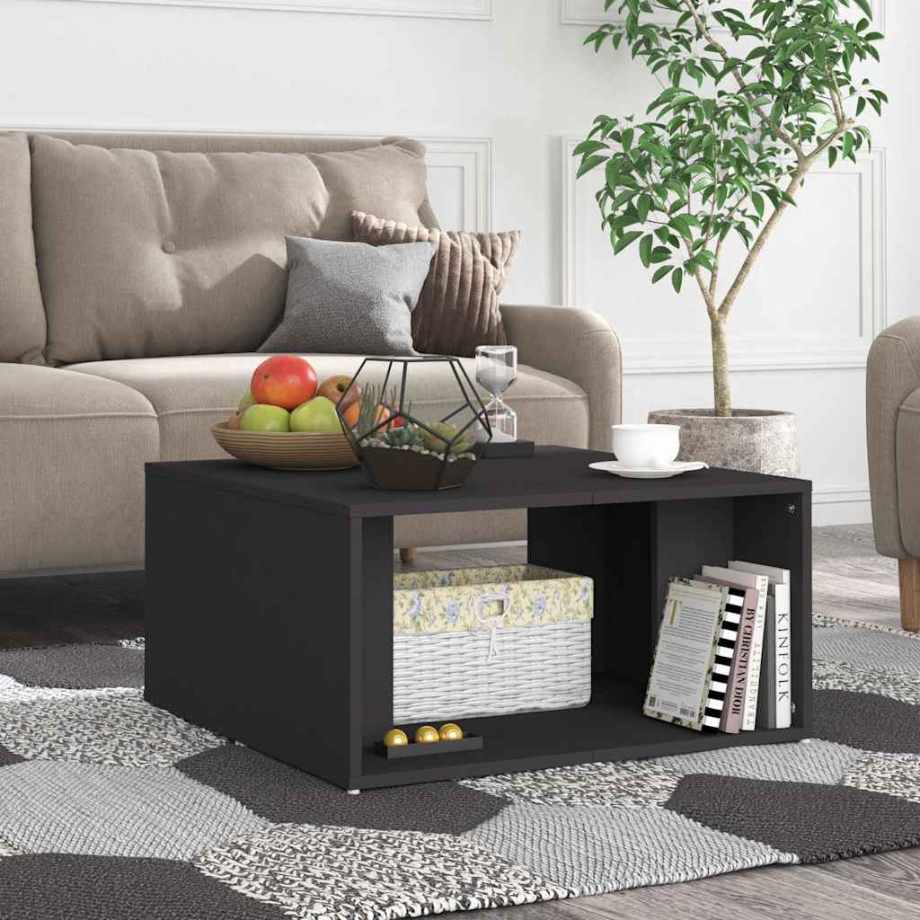 Vidaxl salontafels 4 st 33x33x33 cm bewerkt hout grijs