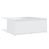 Vidaxl salontafel 80x80x31 cm bewerkt hout wit