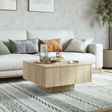 Vidaxl salontafel 60x60x31,5 cm bewerkt hout sonoma eikenkleurig