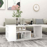 Vidaxl salontafel 100x50x40 cm bewerkt hout wit