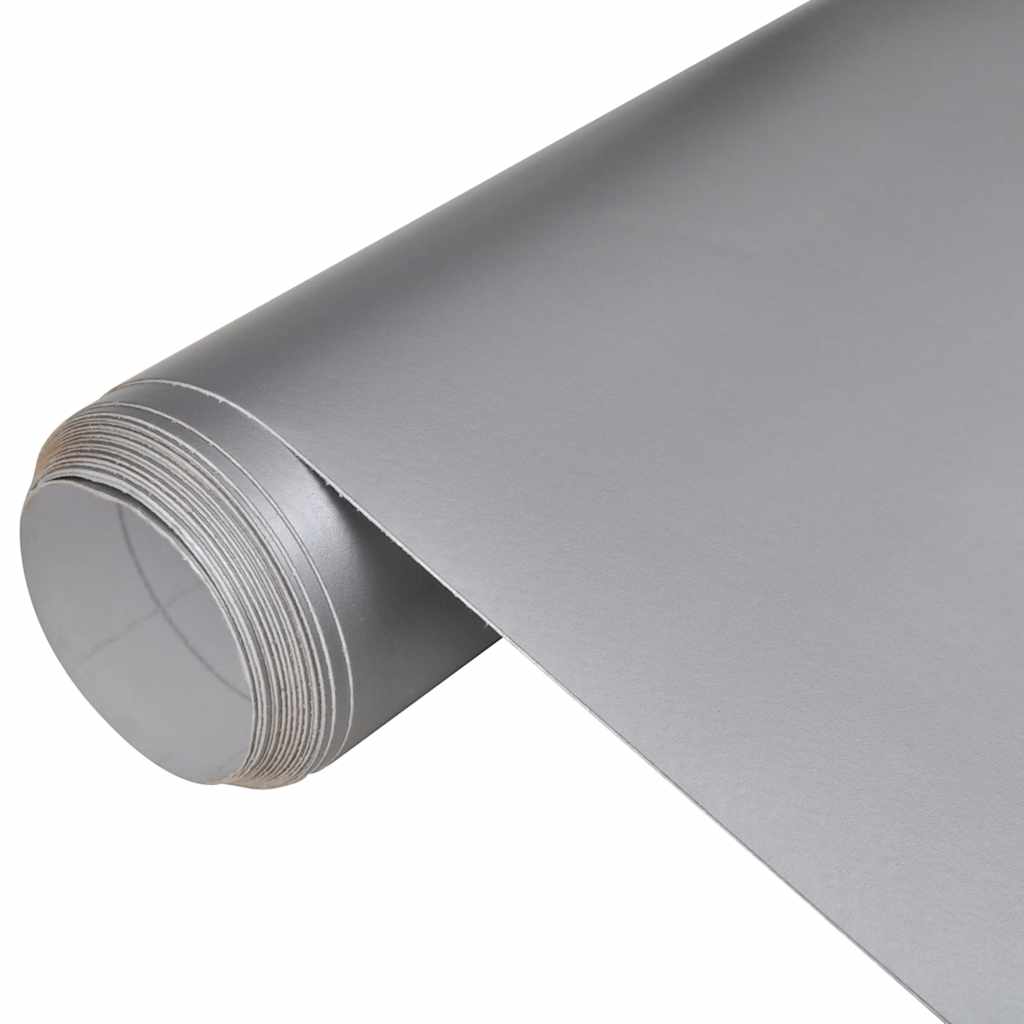 Vidaxx bilfolie 100x150 cm mat sølv