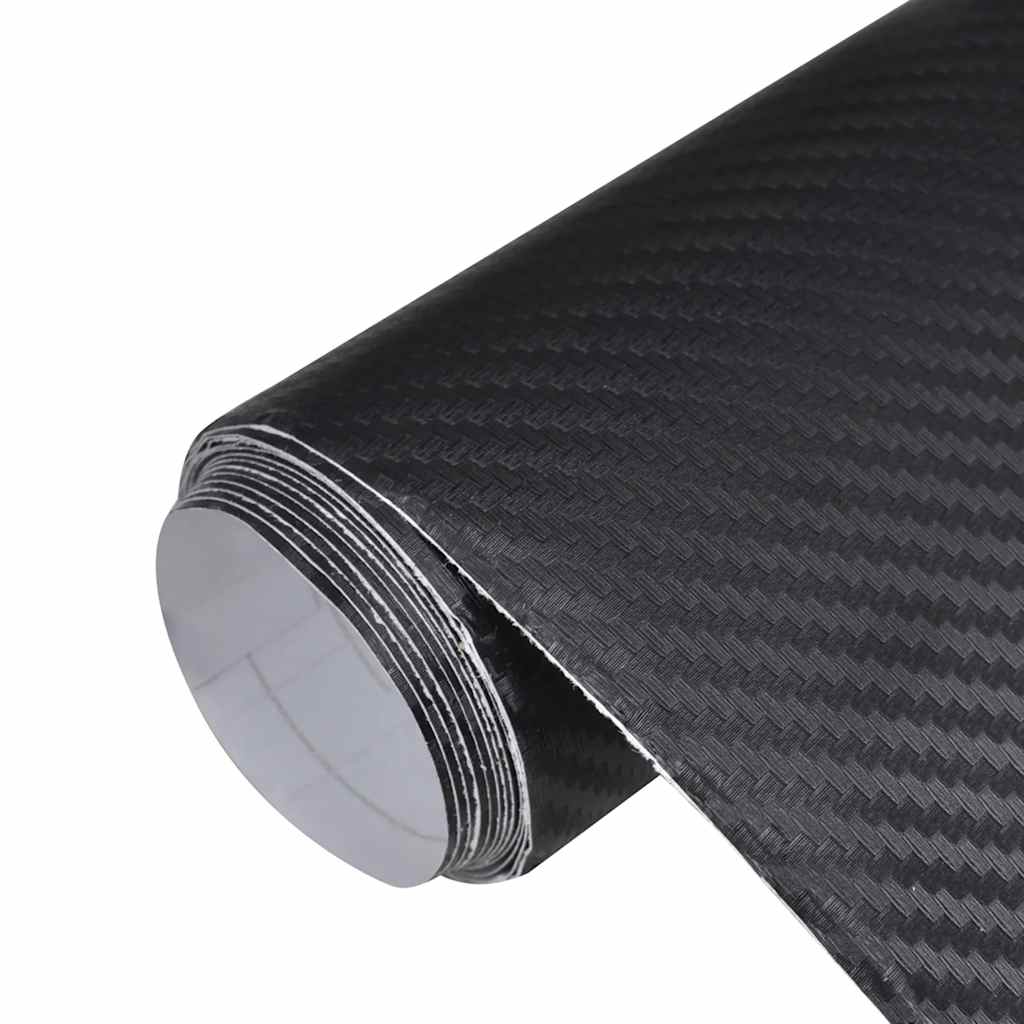 Vidaxx bilfolie 3d 100x150 cm sort