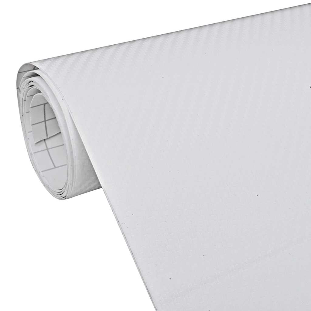 Vidaxx 2 stk bilfolie 3d 100x150 cm + 50x150 cm hvid