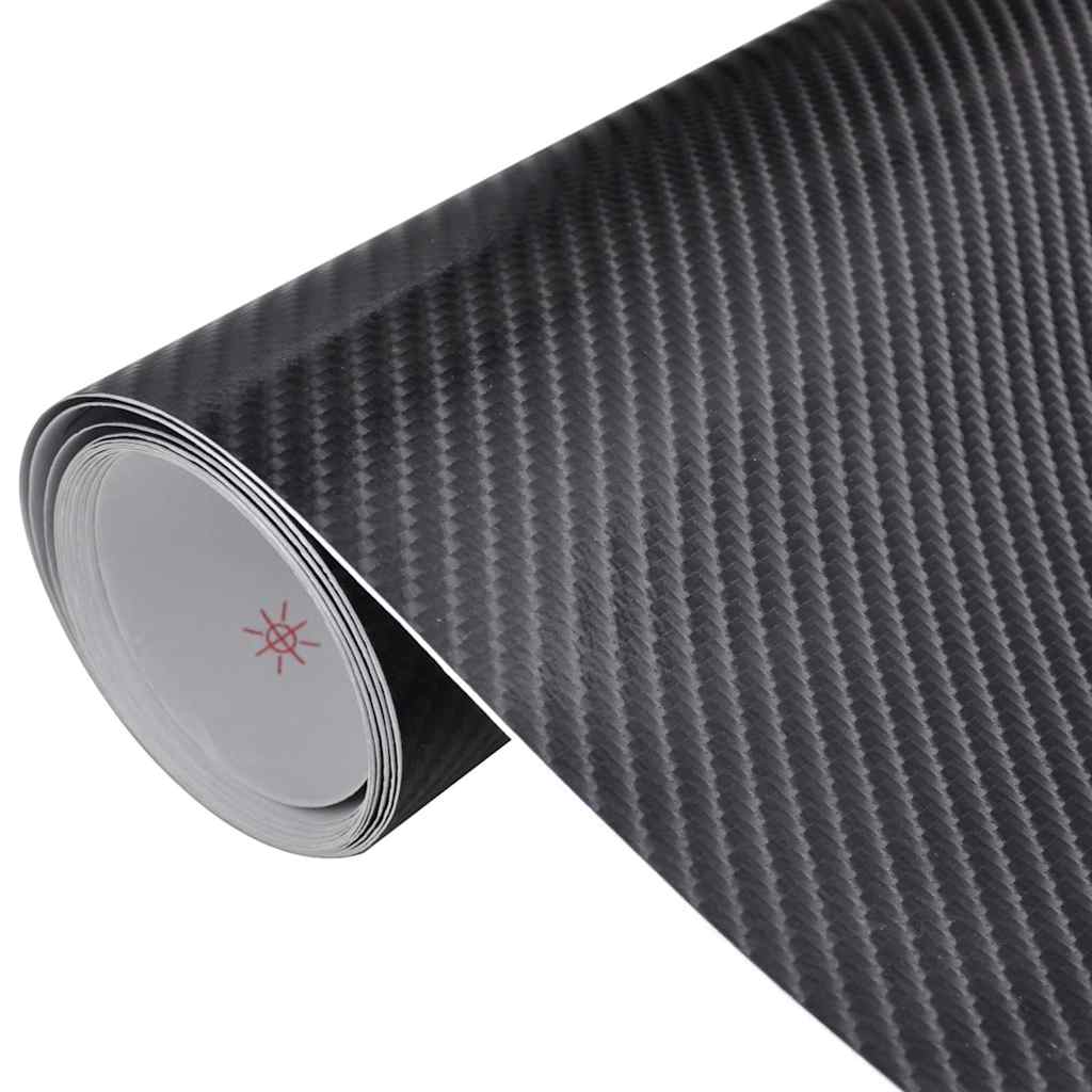 Vidaxx 2 stk bilfolie 4d 100x150 cm sort