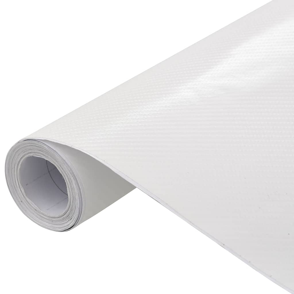 Vidaxx 2 stk bilfolie 4d 100x150 cm + 50x150 cm hvid