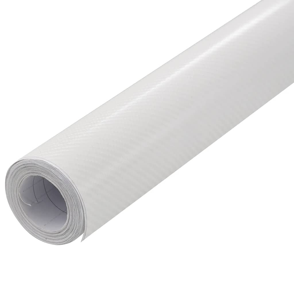 Vidaxx 2 stk bilfolie 4d 100x150 cm + 50x150 cm hvid