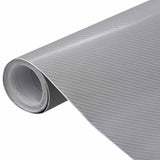 Vidaxx bilfolie 4d 100x150 cm sølvfarvet