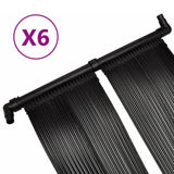 Vidaxl Solarvarmepaneler til swimmingpool 6 st 80x620 cm
