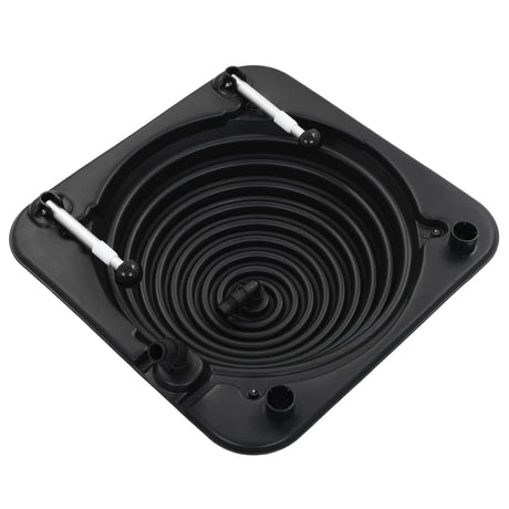 VidaXL solvarme til swimmingpool 2 stk 75x75x36 cm HDPE aluminium