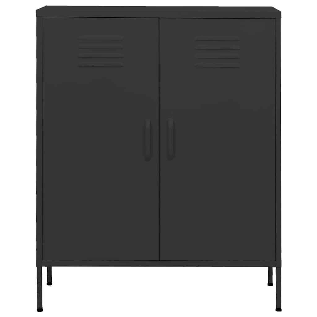 Vidaxl opbergkast 80x35x101,5 cm staal antracietkleurig