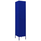 Vidaxl lockerkast 35x46x180 cm staal marineblauw