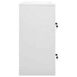 Vidaxl lockerkast 90x45x92,5 cm staal lichtgrijs en blauw