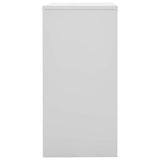 Vidaxl lockerkast 90x45x92,5 cm staal lichtgrijs en rood