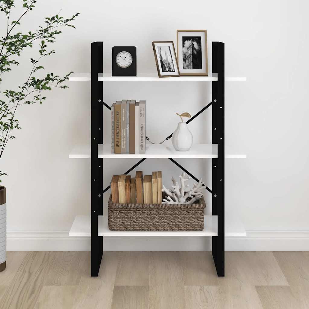 Vidaxl boekenkast 80x30x105 cm bewerkt hout wit
