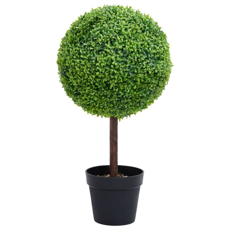 Vidaxl kunstig plante med pot buxus boldannelse 50 cm grøn