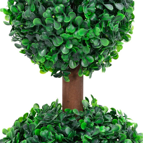 Vidaxl Artificial Plant med Pot Box Boxer sfærisk dannelse 60 cm grøn