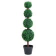 Vidaxl kunstig plante med pot buxus bulp dannelse 90 cm grøn