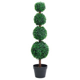 Vidaxl kunstig plante med pot buxus bulp dannelse 90 cm grøn