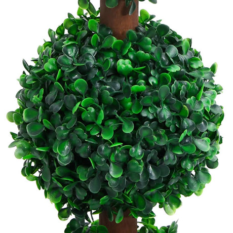 Vidaxl kunstig plante med pot buxus bulp dannelse 90 cm grøn