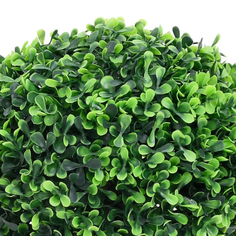 Vidaxl kunstige planter med potte 2 stk buksbom kugleformation 27 cm grøn