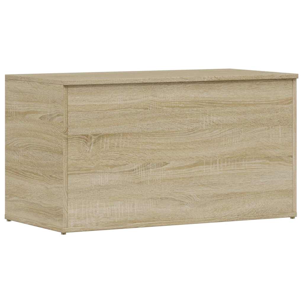 Vidaxl opbergkist 84x42x46 cm bewerkt hout sonoma eikenkleurig