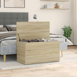 Vidaxl opbergkist 84x42x46 cm bewerkt hout sonoma eikenkleurig