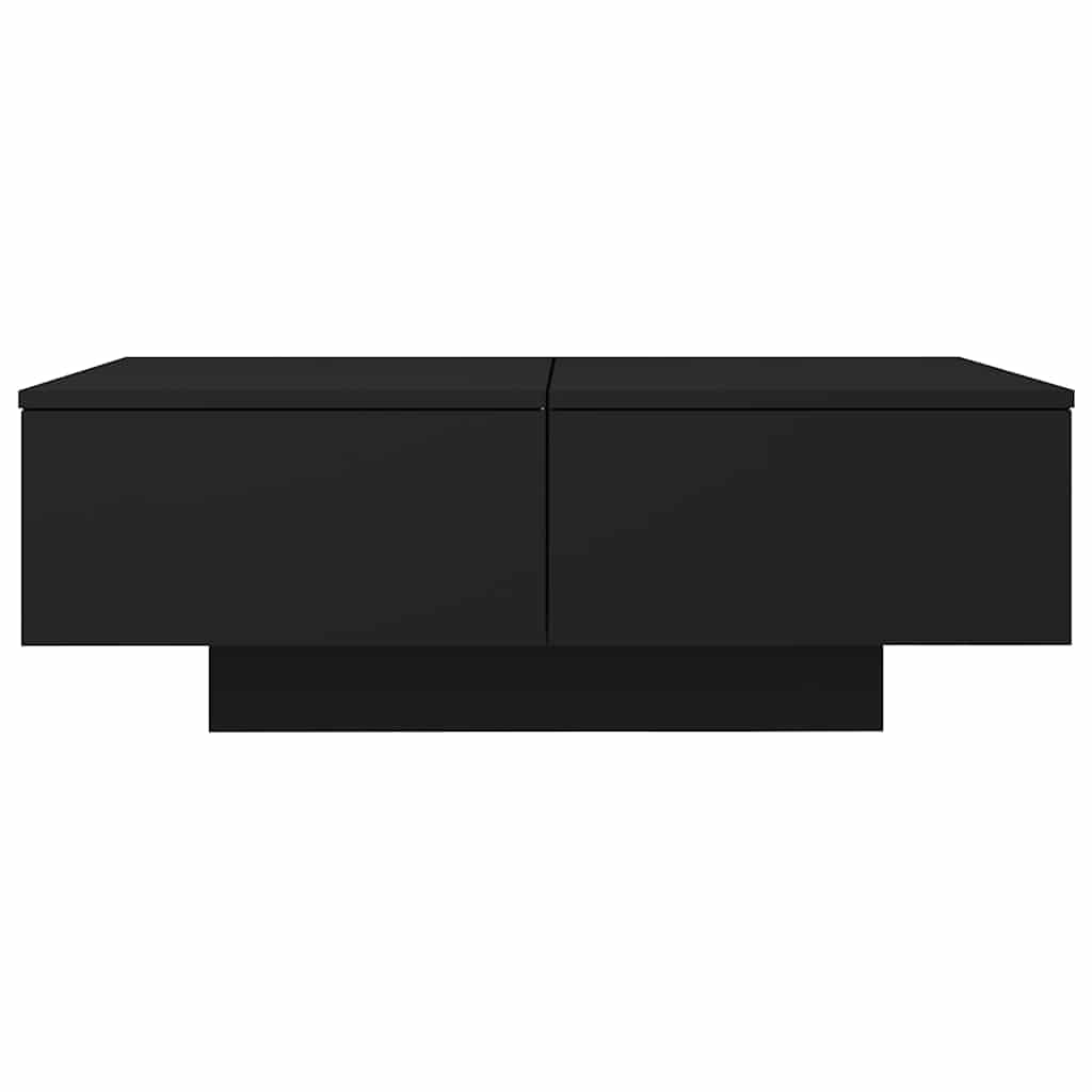 Vidaxl salontafel 90x60x31 cm bewerkt hout zwart