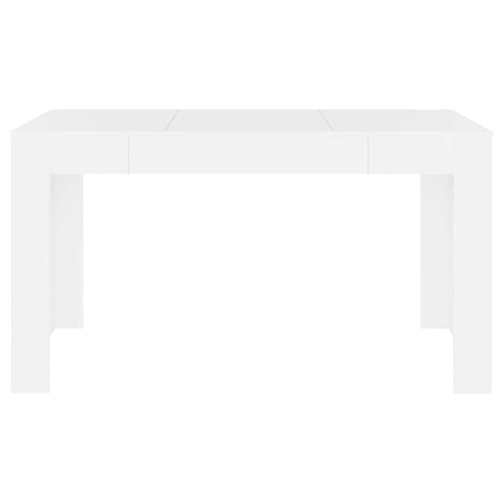 Vidaxl eettafel 140x74,5x76 cm bewerkt hout wit