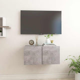 Vidaxl tv-hangmeubel 60x30x30 cm betongrijs