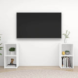 Vidaxl tv-meubelen 2 st 72x35x36,5 cm bewerkt hout wit