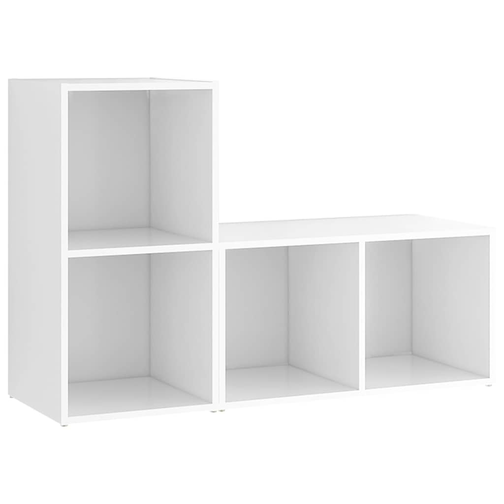Vidaxl tv-meubelen 2 st 72x35x36,5 cm bewerkt hout wit