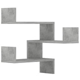 Vidaxl hoekwandschappen 2 st 40x40x50 cm bewerkt hout betongrijs