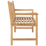 Vidaxl tuinbank 114 cm massief teakhout