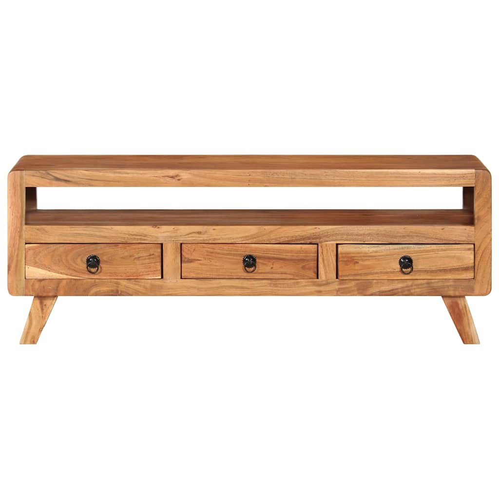 Vidaxl tv-meubel 110x30x40 cm massief acaciahout