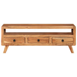 Vidaxl tv-meubel 110x30x40 cm massief acaciahout