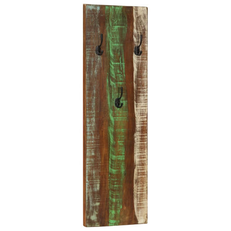 Vidaxx væg knagerækker 2 stk 36x3x110 cm massivt genbrugstræ
