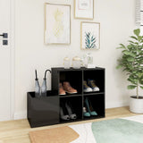 Vidaxl Storage Cabinet 105x35.5x70 cm Forarbejdet træ Højglansgrå