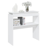 Vidaxl wandtafel 80x30x80 cm bewerkt hout wit