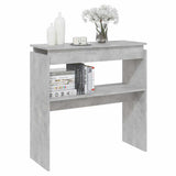Vidaxl wandtafel 80x30x80 cm bewerkt hout betongrijs