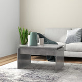 Vidaxl salontafel 68x50x38 cm bewerkt hout betongrijs