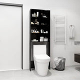 Vidaxl Washing Machine Cupboard 64x24x190 cm sort