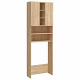 Vidaxl Washing Machine Cabinet 64x25.5x190 cm Sonoma Oak -farvet