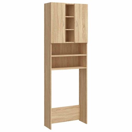 Vidaxl Washing Machine Cabinet 64x25.5x190 cm Sonoma Oak -farvet
