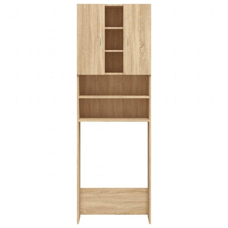 Vidaxl Washing Machine Cabinet 64x25.5x190 cm Sonoma Oak -farvet
