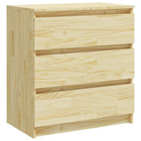 Vidaxl nachtkastje 60x36x64 cm massief grenenhout