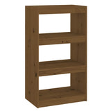 Vidaxl boekenkast kamerscherm 60x30x103,5 cm grenenhout honingbruin