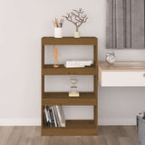 Vidaxl boekenkast kamerscherm 60x30x103,5 cm grenenhout honingbruin