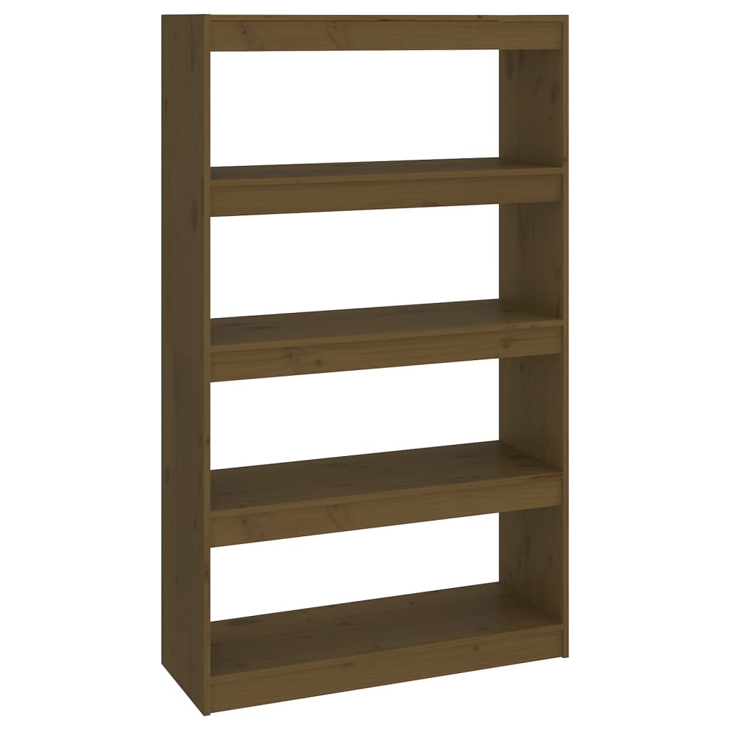 Vidaxl boekenkast kamerscherm 80x30x135,5 cm grenenhout honingbruin